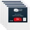 Artina Set de 5 Canvas Toile Peinture Grand Format 80x80 cm – Tableau Peinture Châssis Entoilés en Bois FSC© – Tableau a Peindre Blanche 100% Coton 280g/m² – Toiles à Peindre Stable Akademie