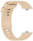OcioDual Correa Reloj Inteligente Compatible con Xiaomi Smart Band 8 Pro, Redmi Watch 4, Pulsera Inteligente de Silicona, Resistente al Sudor, Enganche Metálico, Beige, Correas Reloj