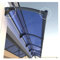 Outdoor Polycarbonat Türmarkise mit großem Waschbecken und beidseitiger Drainage 90x180cm