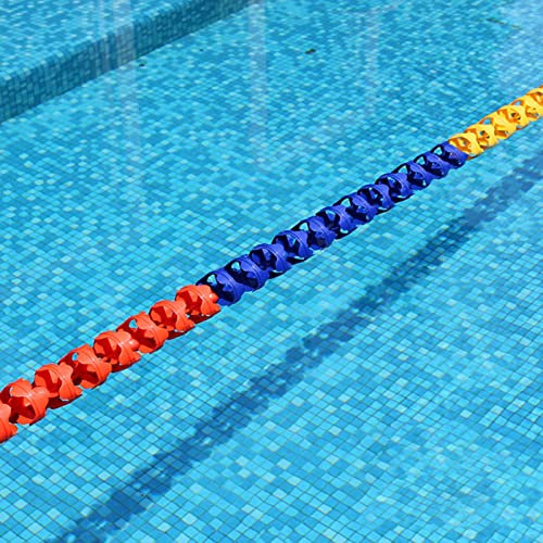 Sicherheitsschwimmerseil Für Pools, Extra Langes Trennseil Für Pools, Schwimmset Für Inground-/Oberirdische Pools Mit 2 Haken, Sicherheitsleine Für Schwimmtraining/Wettk,Steel Wire Rope-7m/23ft