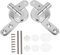 NUOBESTY 1Set Cerniere Fissaggio per Sedili Wc Facili da Installare Resistenti e Compatibili con Maggior Dei Copriwater Completo