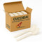 cucchiai biodegradabili e compostabili Bianche Posate in Fibra di Zucchero 5 Confezioni da 20 Pezzi stoviglie bio Eco Friendly (100 pezzi cucchiai riutilizzabili)