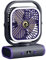 Fravsiu Small Quiet Desk Fan, Portable Air Cooler, 5 Speeds Air Circulator, Adjustable Tilt Design, Rechargeable Cooling Fan for Bedroom, Offices, Wall Mount Use, 9.47 x 7.09 x 3.8 inches