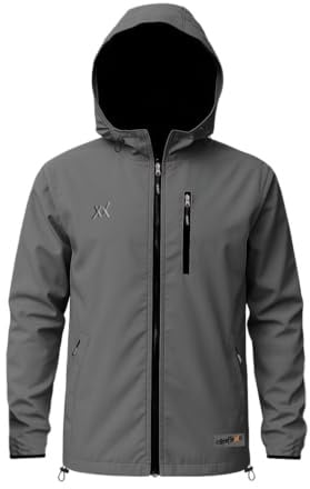 REEFLEXX Herren Reflektor-Jacke – Windbreaker | Vollreflektierend, leicht, wasserabweisend & sichtbar bei Nacht