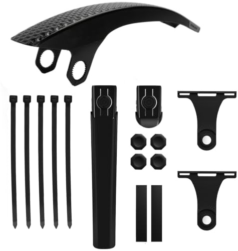 Fahrrad Schutzblech Set, Universal Spritzschutz für Vorne und Hinten, Mountainbike Spritzschutz, Bohrfreie Montage, für alle Mountainbike, Rennrad und Gravel-Bike, Passend für 23-38mm Reifen