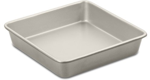 Cuisinart AMB-9SCKCH 9-Inch Chef's Classic Nonstick Bakeware Square Cake Pan, Champagne