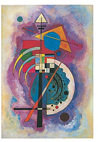 DRAEGER PARIS 1886 Poster 50 x 70 cm Hommage an Grohmann/A Tribute to Grohmann/Ehrung für Grohmann Wassily Kandinsky (1866 – 1944)