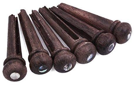 Rosenice Palisander Gitarre Brücke Pins Holz Gitarre Pin End Pin eingestellt 6-Pack Brand change to:Rosenice