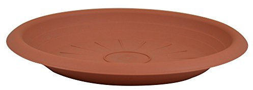 Blim Soucoupe Ronde pour Pot de Fleurs Marron foncé 45 cm