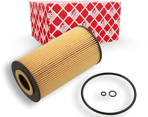 febi bilstein 101329 Ölfilter mit Dichtringen , 1 Stück | Kompatibel mit: MERCEDES-BENZ E-CLASS, G-CLASS, G-CLASS Cabrio, M-CLASS, S-CLASS