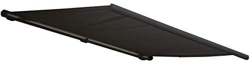 Mendler Elektrische Kassettenmarkise T122, Markise Vollkassette 4x3m - Polyester anthrazit, Rahmen anthrazit
