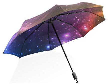 ISAOA Automatischer Reise-Regenschirm,kompakt,faltbar,Mode-niedliches stilvolles personalisiert,Winddicht Stockschirm,Ultraleicht,UV-Schutz,Regenschirm für Damen,Herren und Kinder
