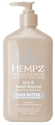 Hempz Smoothing Herbal, Beauty Actives Body Moisturizer, 17 Fl Oz (Pack of 1)