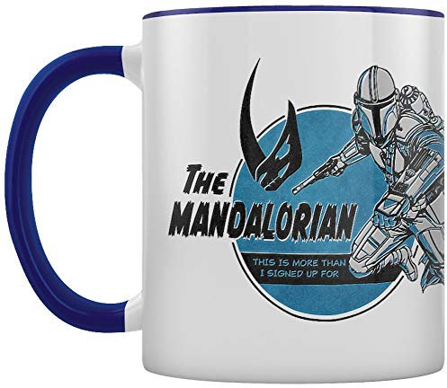 Star Wars The Mandalorian This Is More Than I Signed Up for Mug Blue