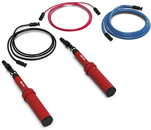 Velites Earth 2.0 Skipping Rope Pack + Cables (Red)