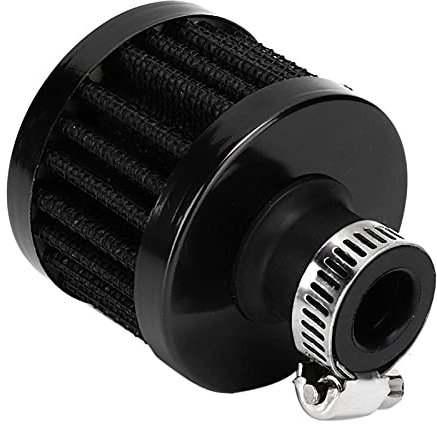 Filtro Dell'aria Universale, Accessorio per Auto di Sfiato del Carter del Filtro della Presa D'aria 13 Mm/,5 Pollici(Nero)