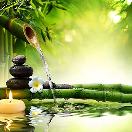 Papier peint Mural personnalisé vert bambou paysage Nature mur tissu salon étude toile de fond peinture murale Papel De Parede-200 * 140 cm
