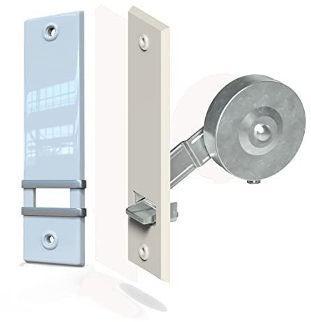 markiso® Rolladen-Gurtwickler Unterputz [Made in Germany] - 2x Einlasswickler für 23mm Maxigurt [Lochabstand 135mm] - Rollladenwickler inkl. weißen & farbigen Blenden - TOP Rollo Gurtwickler