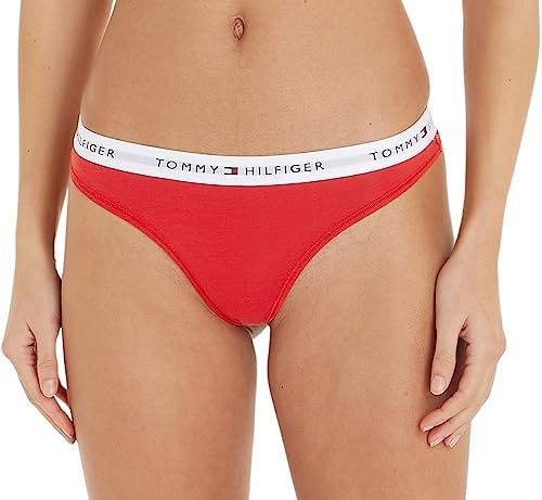 Tommy Hilfiger Damen Slip Bikini Form Unterwäsche, Rot (Primary Red), XL