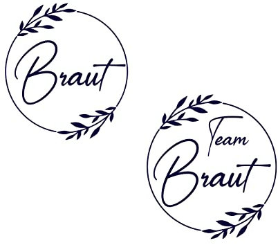 Bügelbild JGA Braut Team Braut Hochzeit T-Shirt