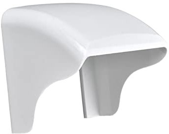 Colcolo Prise extérieure boîtier étanche facile à utiliser couvercle de prise électrique pour interrupteur Protection atelier, Blanche