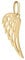 Engels flügel Anhänger 585 Gold 14K Gelbgold Damen Schutzengel Charm