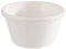 APS 40767 Lot de 12 coupelles en plastique Blanc Ø 7,5 cm Hauteur 4 cm