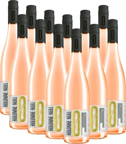 12er Vorteils-Weinpaket - Rosé alkoholfreier Wein - Kolonne Null