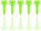 Desenda 50pcs Small Golf Tees Plastic Reusable Castle Golf Tees Green Golf Tees 1 inch