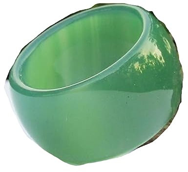 PLIAGE 19-22mm Original Green Jade Ring für Männer Lovers Jade Ring,22mm
