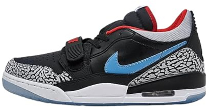 NIKE Air Jordan Legacy 312 Low Men's Trainers Sneakers Black/Valour Blue/University Red/Wolf Grey CD7069-004 UK 10.5 (EU 45.5)