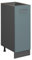 Vicco Apothekerschrank R-Line, Blau-Grau/Anthrazit, 30 cm ohne Arbeitsplatte