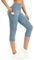 Rexspek Sporthose Damen 3/4 mit Tasche,Blickdicht Sport Leggings Damen, Jogginghose Damen Capri Leggings Damen Fitnesshose M