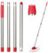 Mango de fregona para Viledar All Turbo Mop Stick, Poste de fregona Ajustable de Acero Inoxidable para Spin Turbo/Turbo Smart/EasyWring, se Adapta a O-Cedar y la mayoría de fregonas