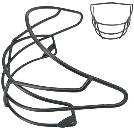 LearnLyrics Batting Face Guard – Gesichtsschutz aus Metall, Baseball-Gesichtsschutz | Zubehör für Schlaghelm, Wide Vision, Gesichtsschutz mit mehreren Funktionen, t