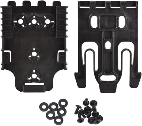 YONCONO QLS - Kit sistema di bloccaggio rapido, attacco piattaforma per fondina con forcella di bloccaggio, piastra di ricezione e accessori