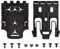 YONCONO QLS Schnellverriegelungssystem Kit, Plattformbefestigung für Duty Holster mit Feststellgabel und Empfängerplatte und Zubehör