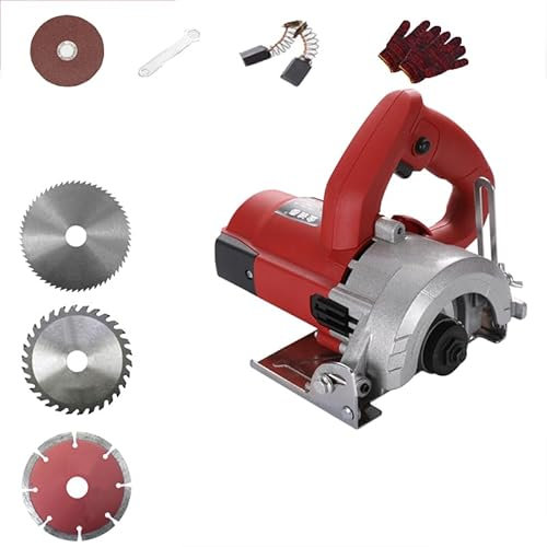 Fliesenschneider Marmor Nutmaschine Kettensäge Steinschneidemaschine für Holz Keramik Fliesen Stahlplatten - Tragbares Hochleistungs-Multifunktions-Heimwerkzeug