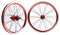 BMX 406 Felge 20 Zoll Fahrrad Laufradsatz Felgenbremse Faltbares Fahrrad Vorder und Hinterrad mit 9T Kettenrad Abgedichtete Lagernabe 1210g