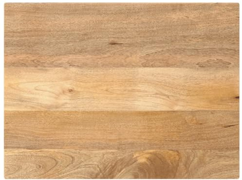 vidaXL Tischplatte 80x70x2,5 cm Rechteckig Massivholz Mango