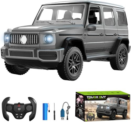 Ferngesteuertes Auto, Maßstab 1:14 RC Off-Road Spielzeugauto, Türen Offen/Sound und Licht, 2.4G Elektrische Offroad-Simulation Induktion Fernbedienung Auto Mit Licht, Musik und Geste