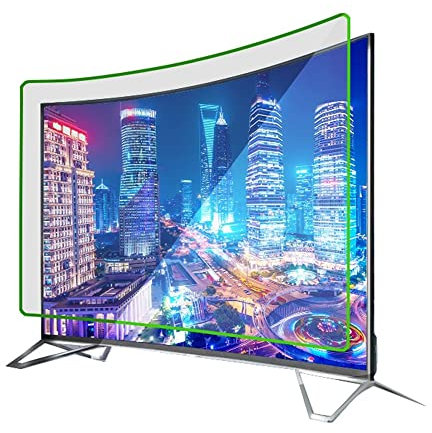 YBAAKZIIR Pellicola antiriflesso di Blocco Blu, Pellicola antiriflesso for TV Che filtra la Luce Blu, Tasso antiriflesso Fino al 90%, Protegge Gli Occhi for 55 Pollici 1221 * 689mm