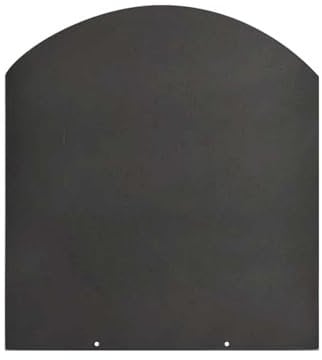 Plataforma para proteger el suelo bajo estufa de leña y pellets de acero 100 x 90 cm