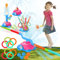 4-in-1 Schildkröten-Wassersprinkler für Kinder, Sommerspielzeug, Outdoor-Spielzeug für Kleinkinder, Kinder-Sprinkler-Wasserspielzeug, Hinterhof-Spiele für Sommerspaß, Hinterhof-Spiele