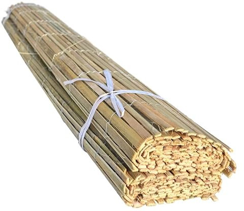 Dixiestore - Tapis en Bambou - Tapis d’Intimité - Brise-Vue Balcon - Tapis de Protection Naturel en Bambou - Canisse Terrasse - Clôture pour Jardin, Balcon et Terrasse, 1,8 x 5 m