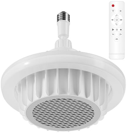 Bathroom Heater Fan, Electric Fan Heater, Adopt PTC Earthenware Heating Elements, Compact 600W Ceiling Mounted Heater Fan Light, Ceiling Electric Patio Heater with Remote Control for Bathroom