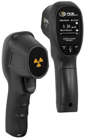PCE Instruments PCE-RAM 7 Geigerzähler Strahlung: Gamma, Röntgen, Beta akustischer Warnton