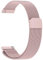 ZGCE Metall Uhrenarmbänder 22mm 20mm Armband, Edelstahl Mesh Uhrenarmband, Verstellbarer Magnetverschluss, Smartwatch Schnellverschluss Ersatzarmband Für Damen Herren (Rosa, 20mm)