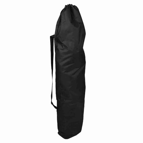 Adfaga Longboard-Skateboard-Tasche, wasserdicht, langlebig, Tragetasche, Rucksack für Longboards, Skateboards bis zu 46 Zoll, aus 600D Oxford-Stoff, Schwarz, Größe 120 x 38 cm