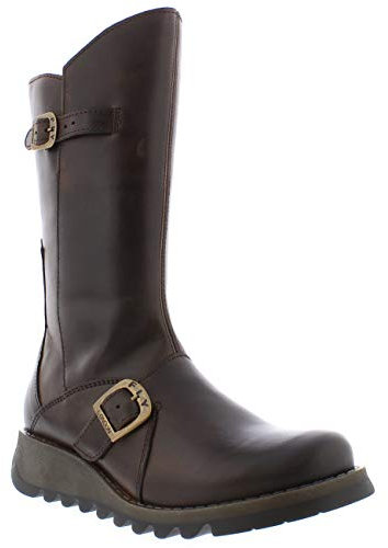 Fly London Mes 2, Stivali con Fibbia Donna, Marrone, 38 EU